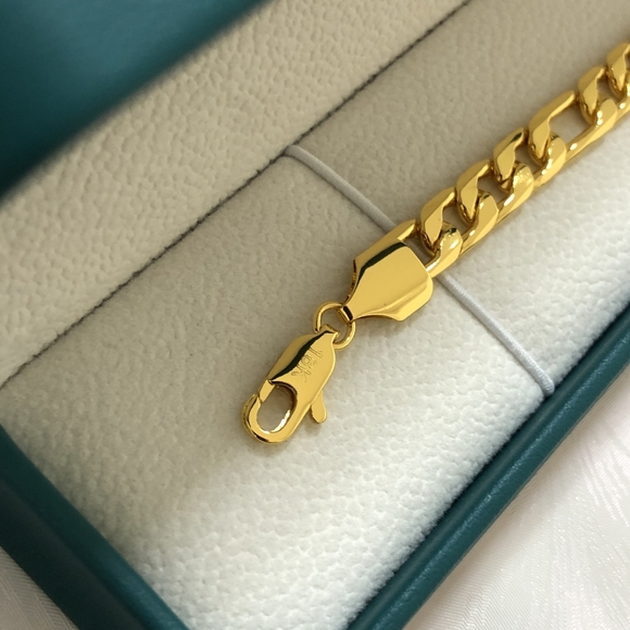 Vintage 18K Solid Gold Flat Bracelet 12.49g - Picture 5 of 5